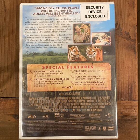 DVD Two Brothers The Best Family Film of the Year PG Widescreen 🍿3/$15 - Picture 6 of 12